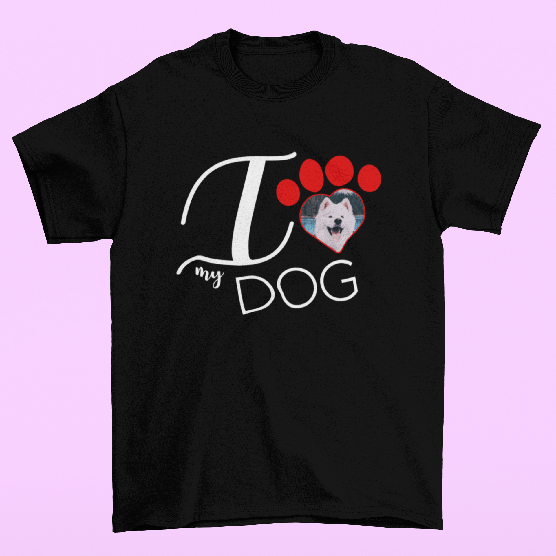 Koszulka z pupilem - i Love my dog