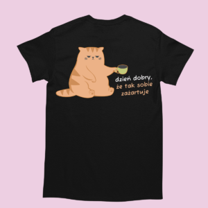 koszulka z kotem szopenhauer