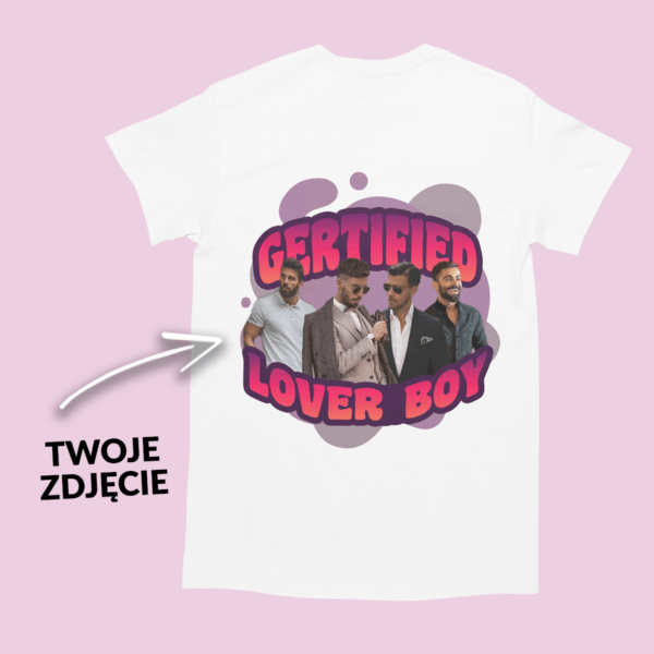 Koszulka vintage bootleg - Certified loverboy 21
