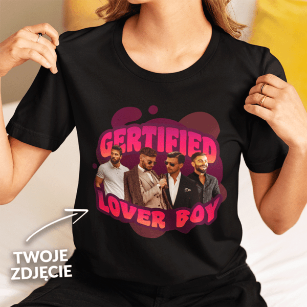 Koszulka vintage bootleg - Certified loverboy 1