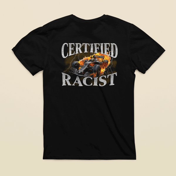 Certified racist koszulka czarna
