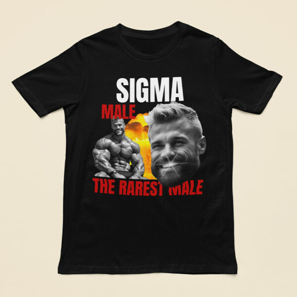 Koszulka na prezent - Sigma male The rarest Male 1