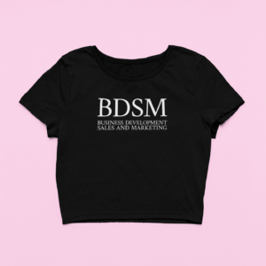 Koszulka Crop Top dla niej – BDSM