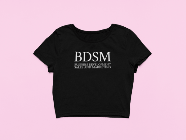 Koszulka Crop Top dla niej – BDSM