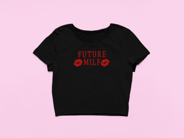 Koszulka Crop Top dla niej – Future Milf