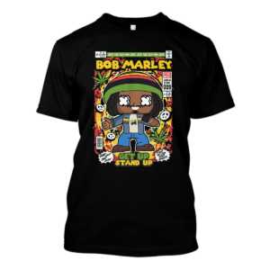 Koszulka popart bootleg- Bob Marley