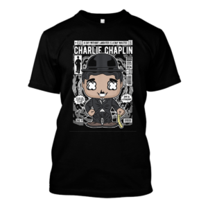 Koszulka popart bootleg - Charlie Chaplin