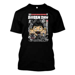 Koszulka bootleg pop art - Green day merch