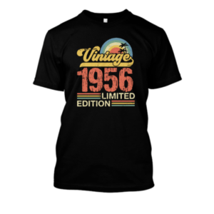 Koszulka vintage na urodziny - 1956 imited