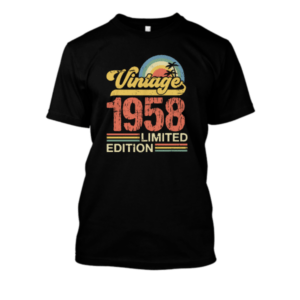 Koszulka vintage na urodziny - 1958 limited