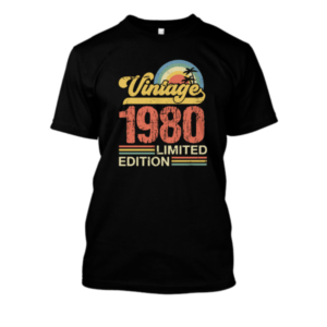 Koszulka vintage na urodziny - 1980 vintage