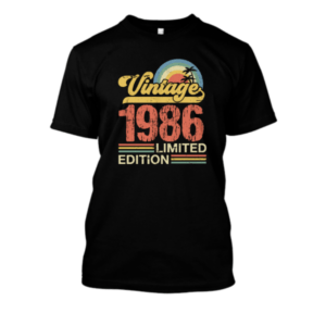 Koszulka vintage na urodziny - 1986 vintage
