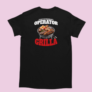 Koszulka na urodziny 0 Certyfikowany operator Grilla