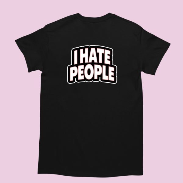 Śmieszna koszulka z memami - i Hate people