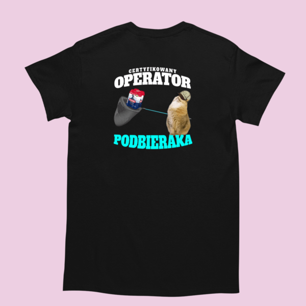 Śmieszna Koszulka na Ryby - Operator Podbieraka
