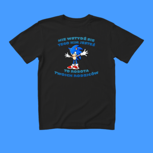 Bekowa koszulka bootleg - nie wstydź się tego kim jesteś Sonic