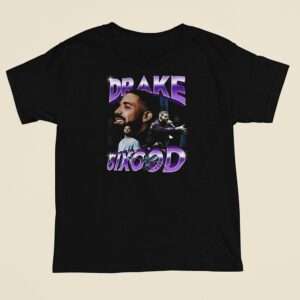 Koszulka bootleg vintage -Drake god plan