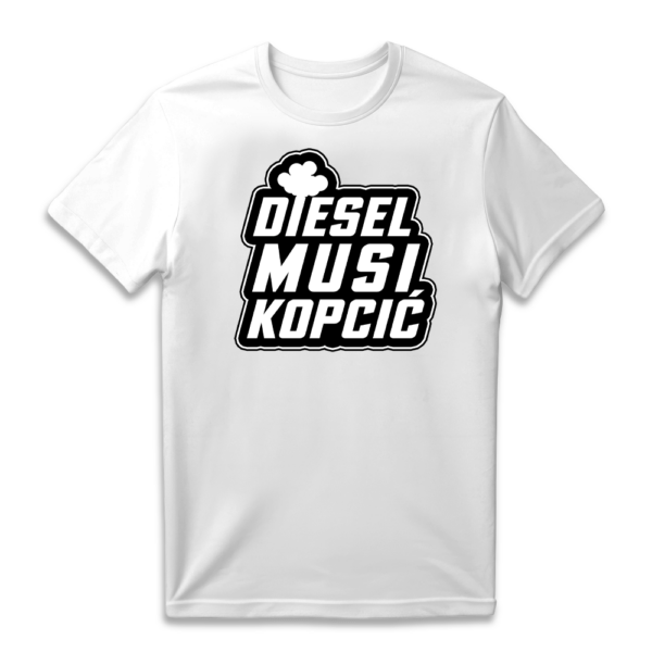 Koszulka moto - Diesel musi kopcic 1