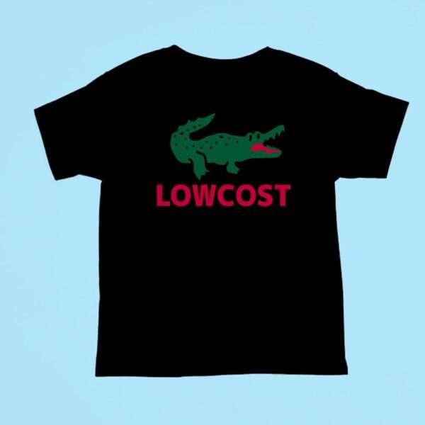 Śmieszna koszulka Lowcost - Lacoste krokodyl 1