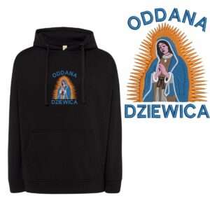 Haftowana bluza śmieszna - oddana dziewica